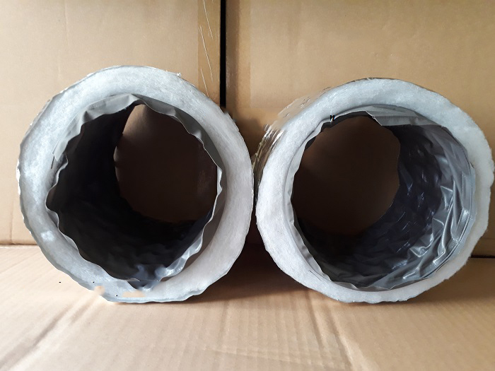 Ống gió mềm vải Tarpaulin có bảo ôn D100
